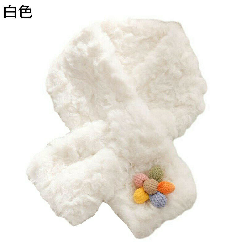 ティペット 厚手 レディース 花 マフラー 小顔効果 首巻き お洒落 ファースヌード 冬用 ふわふわ 防寒..