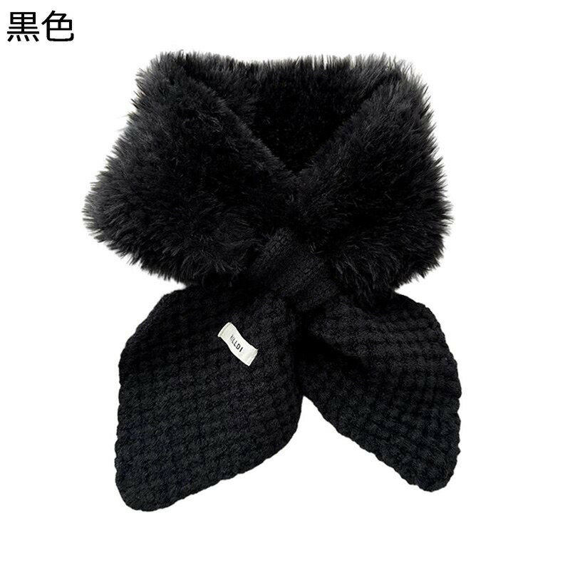 ティペット レディース 保温 軽量 襟巻き スヌード ふわふわ ニット ソフト 起毛素材 クロスマフラー ..