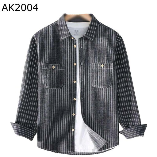 デニムシャツ 長袖 シャツ 男性用 通気性 耐摩耗 カジュアル フィット ベーシック オシャレ アウター 大きいサイズ 前開き ボタン ファッション ゆったり 通勤用 通学 部活 春夏秋 着心地良い かっこいい