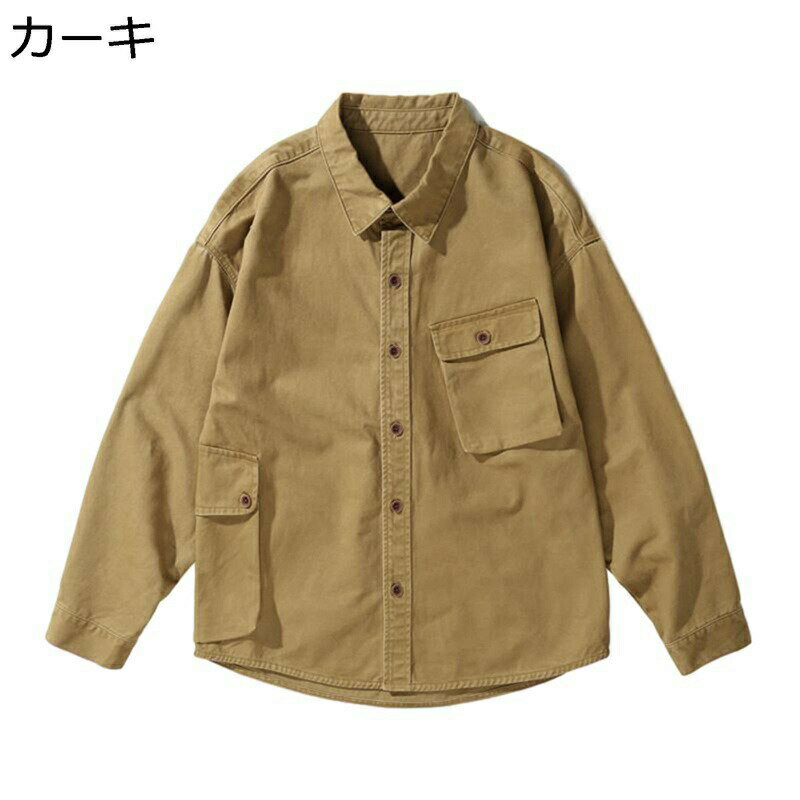 メンズ デニムシャツ 長袖 軽量 薄手 通気性 フィット 大きいサイズ ポケット付き 前開き 柔らかい お出かけ アウトドア スポーツ オシャレ カジュアル かっこいい オールシーズン
