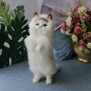 ねこ 猫ぬいぐるみ 置物 寝そべり 本物そっくり 部屋飾り 生き生き 手工芸品 癒し ニャンコ モデル インテリア おもちゃ リアル 景品 置き型 撮影道具 模...
