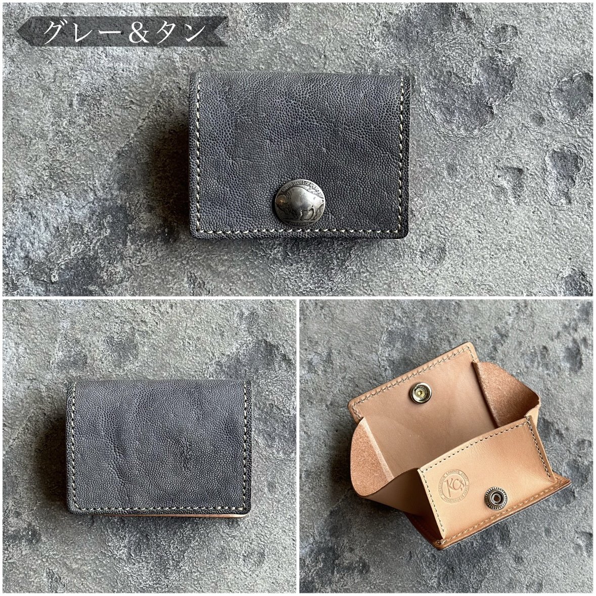 【KC,s】ケーシーズ KCs ケイシイズ コインケース タイプ3 エレファント 象革 本革 小銭入れ