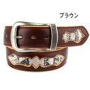 【KC,s】ケーシーズ ベルト 1 3/4インチ ブライドル ラボック KMD701 45mm幅 4.5cm幅 レザー 本革 パイソン ヘビ皮 蛇革 インレイ ...