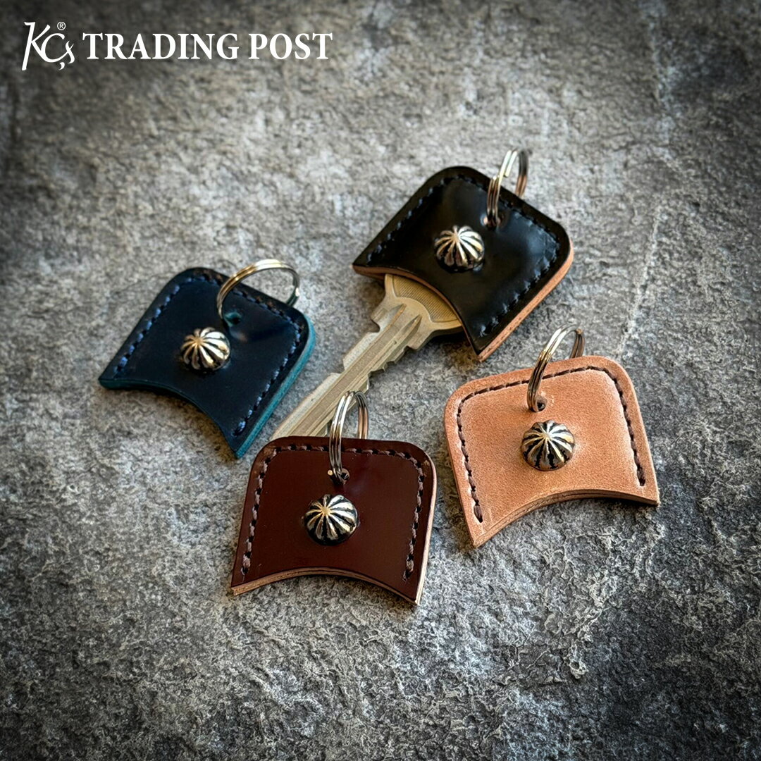 【KC,s 限定商品】キーカバー スタッズ コードバン 本革 馬革 キーホルダー アメカジ バイカー 鍵収納 日本製 スタッズ プレゼント メンズ レディース kcs KC's ケーシーズ ケイシイズ