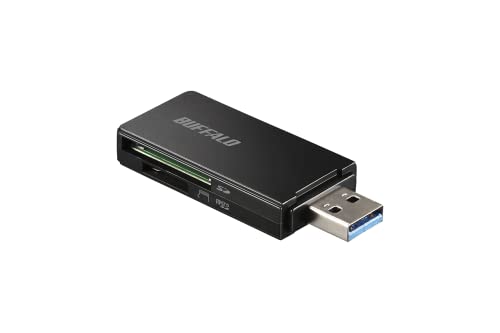 BUFFALO USB3.0 microSD/SDカード専用カードリーダー ブラック BSCR27U3BK