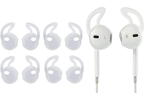 Apple AirPods カバー イヤーチップ イヤピース イヤホンカバー エアーポッズ フック型 シリコン スポーツ エアバンド 落ち防止 軽量 iPhone iPod対応 4ペアセット LY-A118