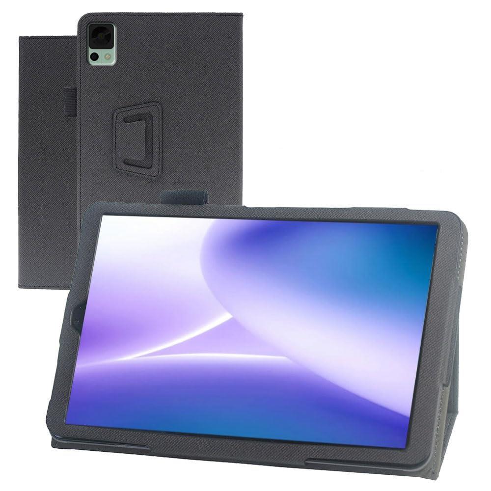 2023NEW For 8.4インチ DOOGEE T20 MINI ケース【LAZIRO】 指紋防止 キズ防止 撥水 薄型 軽量 マ スタンド機能付多角度回転式 全面保護型 高級スマートDOOGEE T20 MINIケース カバー(ブラック)
