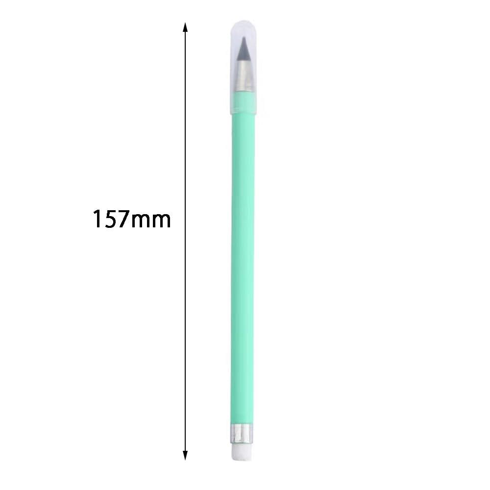 鉛筆 メタルペンシル 削らない鉛筆 金属鉛筆 筆跡消去可能なえんぴつ 6本セット 金属ペン先 キャップ付き折れない 2