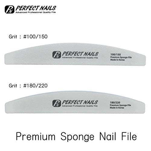 PERFECT NAILS スポンジファイル 爪 ネイルケア やすり (粗い #100/#150)