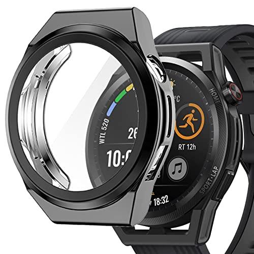 Miimall Huawei Watch GT Runner ケース ファーウェイウォッチGT Runner カバー ソフト TPU 全面保護ケ..