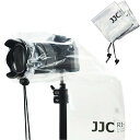 JJC 2枚入 一眼レフ用 完全透明 レインカバー レインコート レンズ + カメラ 長さ≤28cm 対応 Sony A6600 A6500 A64...