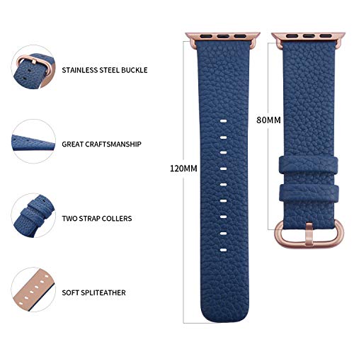 Fullmosa Litchi アップルウォッチ バンド レザー apple watch ベルト iwatch バンド 革 appleウォッチ 皮ベルト45mm 44mm 42mm 41mm 38mm 腕 時計バンド 本革 アップルうぉっち バンド アップルウォッチ 7 6 SE 54 3 2 1ビジネスス 交換用 レディース メンズ プレゼント