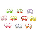 BIANHUAN ヘアゴム 果物 20本セット かわいい おしゃれ ヘアアクセサリー ゴム 髪 果物 フルーツ 髪飾り 髪留め 幼稚園 小学校 保育園