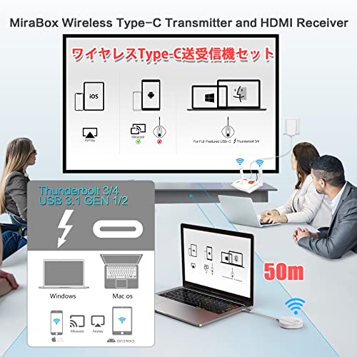 MiraBox HDMI 無線 Type-Cト...の紹介画像2