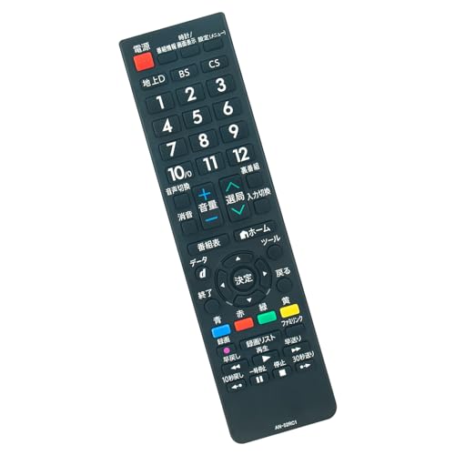 WINFLIKE 代替リモコン fit for SHARPシャープ AQUOS アクオス 液晶テレビ AN-52RC1 （ダイヨウ） 設定不要 すぐに使える LC-15SX7A LC-16E1 LC-16E5など