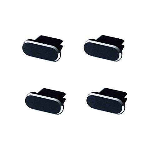 monofive USB Type-Cコネクタ防塵保護カバー (アルミニウム) （4個入） (黒) MF-MTPB-4B
