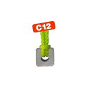 サンクスギビング 超硬ダストカットメタル C-12 縦横12mm×厚5mm ストラップ付ブツ取りカッター(4)