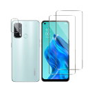 Wigsii 対応 OPPO Reno5 A 用 ガラスフィルム 【2+2枚セット】 Wigsii おっぽ スマホ reno5a 保護フィルム *2 + カメラ...
