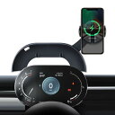 Persevere スマホホルダー BMW ミニクーパー 専用 ワイヤレス充電 クリップ式 車載ホルダー 車 スマホ スタンド BMW Mini Cooper 携帯ホルダー 高級合金素材 車載ホルダー 車ナビ 360度回転 自由調節 落下防止 4-6インチのスマホ全機種対応 BMW MINI F54 F55 F56 F57 デジタ