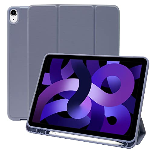 MS factory iPad Air5 Air4 用 ケース 2022 2020 Apple Pencil 収納 耐衝撃 カバー Air 5 4 10.9 アイパッド エアー 第5世代 第4世代 ipadair 10.9インチ ソフト TPU ラベンダー グレー IPDA4-S-HDR-LAVG MS factory iPad Air5 Air4 用 ケース 2022 2020 Apple Pencil 収納 耐衝撃 カバー Air 5 4 10.9 アイパッド エアー 第5世代 第4世代 ipadair 10.9インチ ソフト TPU ラベンダー グレー IPDA4-S-HDR-LAVG