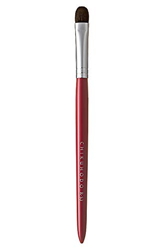 楽天ケーディーラインストアR熊野筆（化粧筆） 竹宝堂 レギュラーシリーズ アイシャドーブラシ 馬 RR-S3 赤ライン メイクブラシ 1個 （x 1）