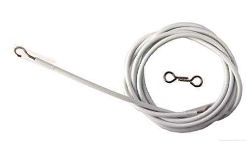 紐カーテンレール　カーテンロット　紐カーテン　白色（270）