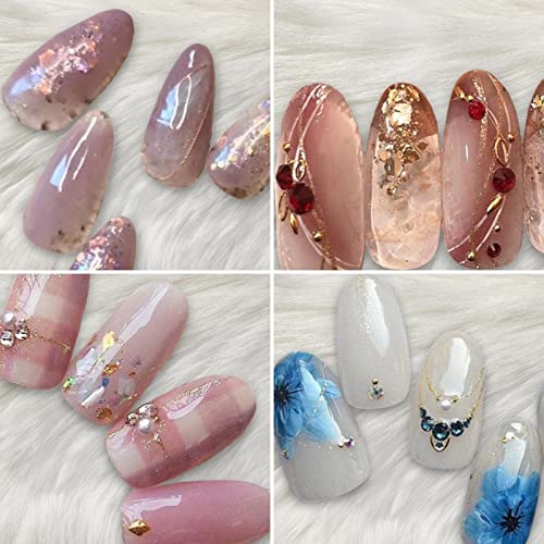 COLORBIRD ネイルシール 秋冬B 貼るだけマニキュア 可愛い 花 箔 パール パーツ (CCL453 CCL454 CCL455 CCL456)
