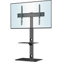 1homefurnit テレビスタンド TVスタンド 壁寄せテレビスタンド 30-70インチLCD/LEDに対応 耐荷重40KG 高さ6段調整 VESA600*...