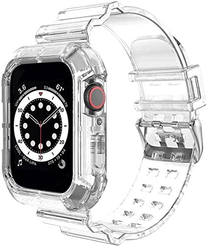 Tadong コンパチブル apple watch バンド アップルウォッチバンド スポーツバンド 一体型交換用ベルト ..