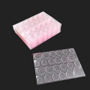 Sun&Beam Nails つけ爪用両面テープ ネイル 両面テープ ネイルチップ 付け爪 接着剤 超強力 粘着 グミ ピンク 極薄 0.3mm (25シート/600枚)(4)