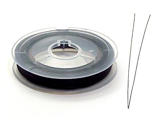 (SAJ)オペロンゴム ブレスレット用(ブレスレット 作り方 解説書付き)(1個)(黒)