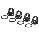 TRIWONDER إåɥåȥڡ 28.6mm ڡ Хڡ ƥॹڡ ॹڡ ɥХ ޥƥХ Bike Headset Spacer (01 ֥å - 12pcs)