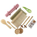 SHARE BEAUTY 竹製 すし 巻きす 抗菌 寿司作りのツール 巻寿司道具 寿司キット 手巻き寿司 巻きすだれ 巻き寿司作りに 多機能 キッチン 料理グッ...