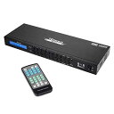 HDMI Matrix 8X8 HDMIマトリックス 8入力8出力 HDMIスイッチ 8×8 HDMI切替分配器 8ポート Ultra HD 4K30HZ、10...