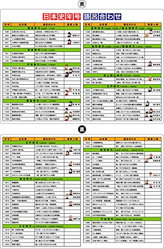 受験A4下敷き (日本史年号)