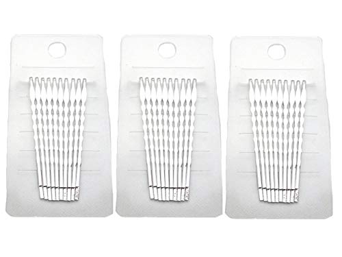 10P千鳥ピン ヘアピン(54mm)10本組み3セット*シルバー 10P千鳥ピン ヘアピン(54mm)10本組み3セット*シルバー