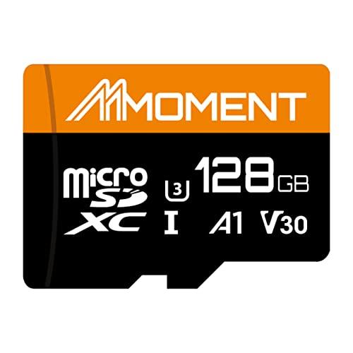 MMOMENT マイクロSDカード 128GB Nintendo Switch対応/MicroSDXCカード / 4K対応 / Class10 / UHS-I / U3 / A1 / V30 / SDアダプター付【読込最大95MB/s】