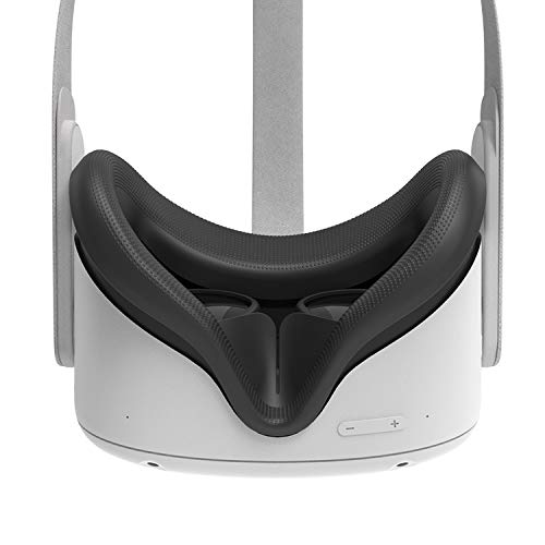 AMVR Oculus Quest 2 に対応カバー シリコンカバー フェイスカバー フェイスクッションカバー 光漏れを軽減 防汚汗止め Oculus quest 2用 水洗い可能 交換用 (ブラック) AMVR Oculus Quest 2 に対応カバー シリコンカバー フェイスカバー フェイスクッションカバー 光漏れを軽減 防汚汗止め Oculus quest 2用 水洗い可能 交換用 (ブラック)