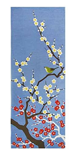 「さらさ」 季節彩る 四季彩布 手拭い 日本製 sy-59 (2月 梅と鶯)