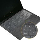 Microsoft Surface Laptop 5/ Laptop 4/ Laptop 3 13.5/15 インチ 対応 キーボードカバー 日本語JIS配列 保護 フィルム 超薄型 超耐磨 防水防塵 高い透明感 TPU材?(2)
