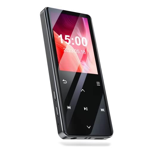 【2023業界新モデル＆mp3プレーヤー】 32GB 大容量 Bluetooth5.0 mp3プレーヤー 音楽プレーヤー HIFI音質 スピーカー搭載 ウォークマン 超長音楽再生時間 最大128GBまで拡張可能 タッチパネル式 2.4インチ大画面 操作簡単 多機能デジタルオーディオプレーヤー 小型超軽量 録