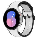 コンパチブル Samsung Galaxy Watch 6/5/4 バンド 40mm 44mm/Galaxy Watch 6 Classic 43mm 47mm/5 Pro 45mm/Galaxy Watch 4 Classic 42mm 46mm/Galaxy Watch 3 41mm/Active 2 40mm 44mm、シリコン製 スポーツバンド 交換ベルト 柔らかい 通気 女性 男性