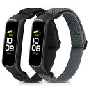 TumpCez弾性時計バンドソフトナイロン 調節可能交換ベルト対応Samsung Galaxy Fit 2,通気性居心地の良いスポーツストラップ男性と女性に適用できます