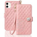 iphone11ケース手帳型 iphone11ケース 薔薇 カメリア花柄 刺繍 おしゃれ スマホケースiphone11 高級レザー 軽量 薄型 アイフォン11 ...