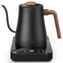 Aliliy 電気ケトル コーヒー 1℃単位温度調整 0.8L 小型 細口 ドリップポット 4時間保温機能 電気ポット コーヒー ケトル 1000W 空焚き防止...