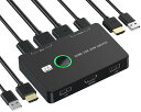 KVMスイッチ-NUIKOTI HDMI KVM切替器 2入力1出力 ...(2)