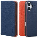 VISOUL iPhone16 対応 ケース 手帳型 本革 スマホケース アイフォン16 MagSafe対応 アイホン16ケース 横置きスタンド機能 カード収納...