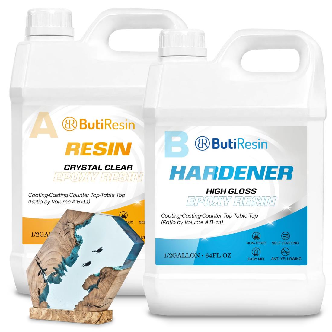 ǥ饤󥹥ȥR㤨ButiResin ݥ 쥸  1 gallon/4.3 kg ݥ쥸 2쥸 ϡɥ ե٥ ƼDIY epoxy resinפβǤʤ11,050ߤˤʤޤ