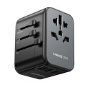 MOMAX 35W PD 海外電源変換アダプタ 全世界対応 変換器 旅行プラグアダプター 6台同時充電 3*USB-C PD & 2*USB-A QC &1*A...