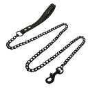 DOGPET 犬用リード チェーンリード ロングリード ブレスレットリーシュ 小型犬 中型犬 散歩 牽引 トレーニングリード 防噛み防止リード 鎖リード 軽量 1.2m 体重15kg以内 太